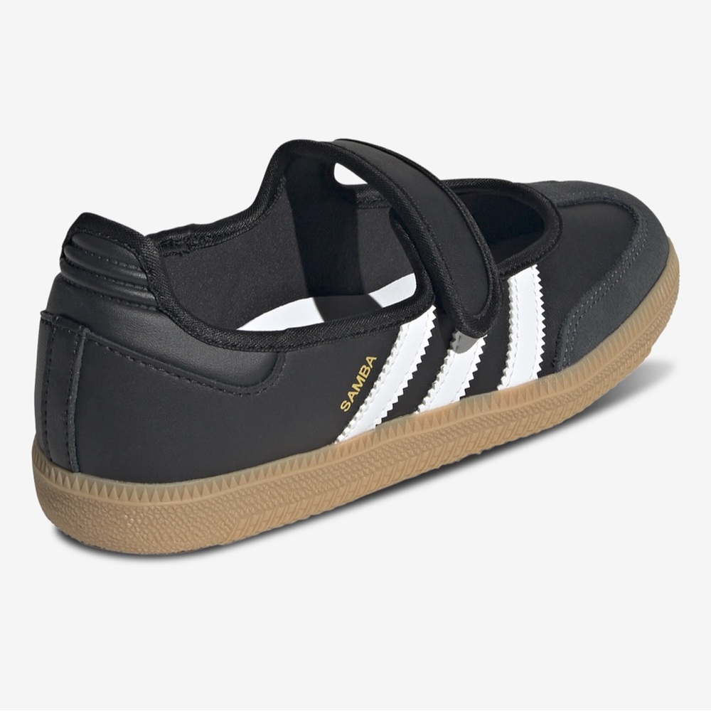 adidas Black, White & Gum Mary Jane Strap adidas Originals Samba Jane - Picture 4 of 8